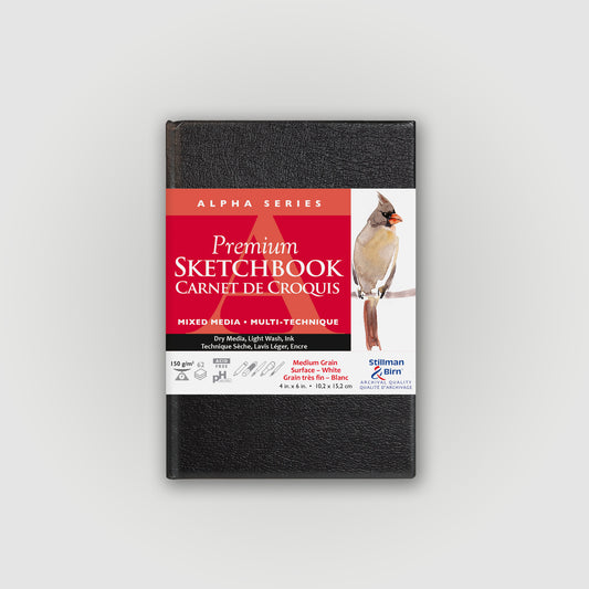 Stillman & Birn Alpha Hardbound 10,2x15,2cm 150g 62 sheets
