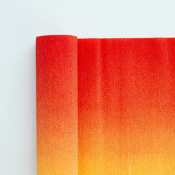 Florist Crepe paper 180gr 576/9 Nuance Orange Yellow