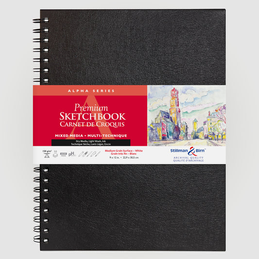 Stillman & Birn Alpha Wirebound 22,9x30,5 150g 50 sheets