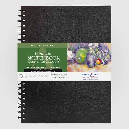 Stillman & Birn Delta Wirebound 22,9x30,5cm 270g 25 sheets