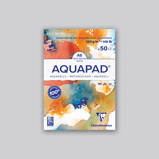 Clairefontaine Goldline aquarelpapier 300g A6 50 vellen