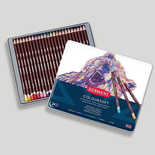 Derwent Coloursoft set 24