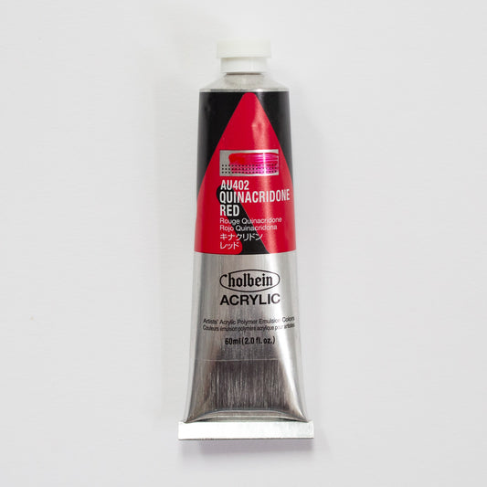 Holbein Acrylic Heavy body AU402 Quinacridone Red D 60ml