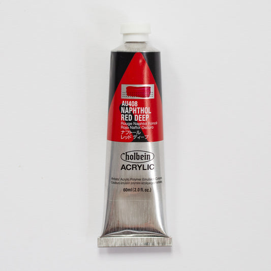 Holbein Acrylic Heavy body AU408 Naphthol Red Deep B 60ml