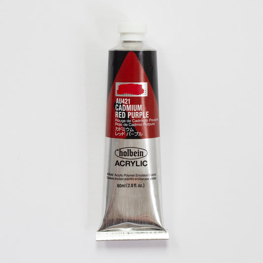 Holbein Acrylic Heavy body AU421 Cadmium Red Purple E 60ml