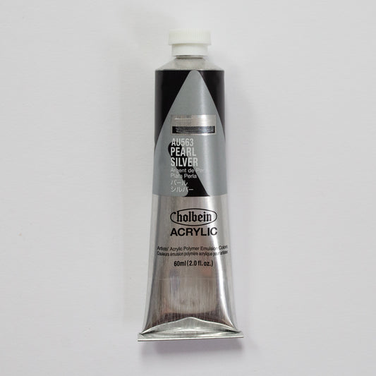 Holbein Acrylic Heavy body AU563 Pearl Silver D 60ml