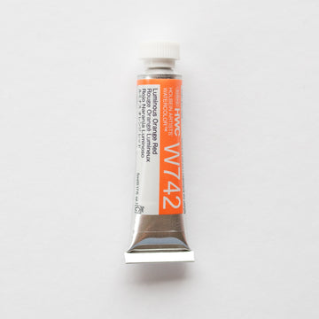 Holbein Artists' Watercolor 5ml W742 Luminous Orange Red C