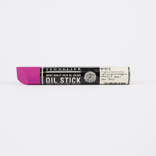 Sennelier Oil stick 38ml 672 Light Quinacridone Magenta S1