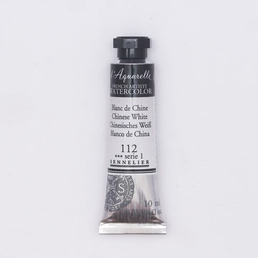 Sennelier l'Aquarelle 112 Chinese White 10ml S1