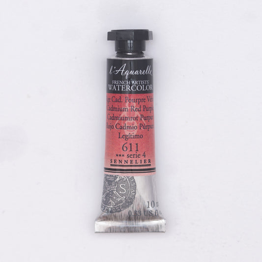 Sennelier l'Aquarelle 611 Cadmium Red Purple 10ml S4