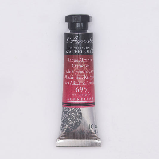 Sennelier l'Aquarelle 695 Alizarin Crimson Lake 10ml S3