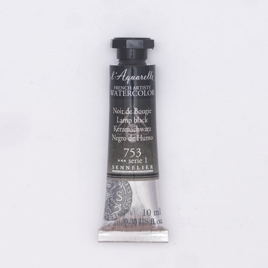Sennelier l'Aquarelle Lamp Black 10ml S1
