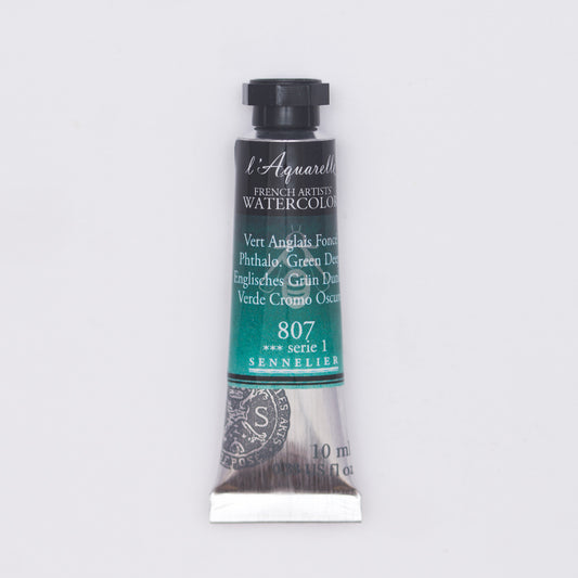 Sennelier l'Aquarelle 807 Phthalo. Green Deep 10ml S1