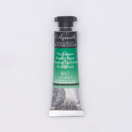 Sennelier l'Aquarelle 847 Emerald Green 10ml S1