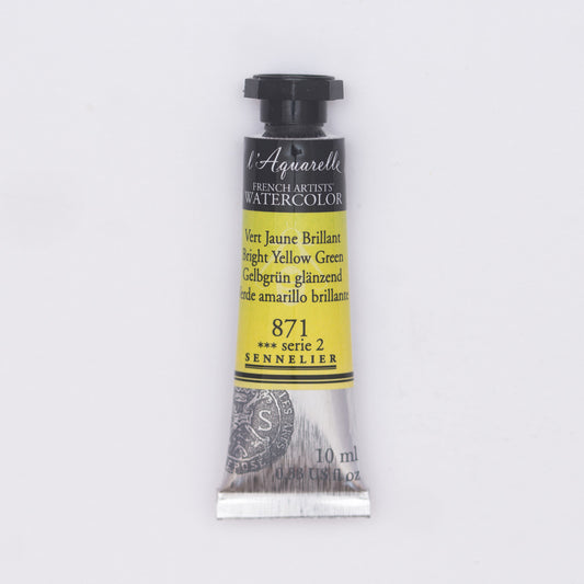 Sennelier l'Aquarelle 871 Bright Yellow Green 10ml S2