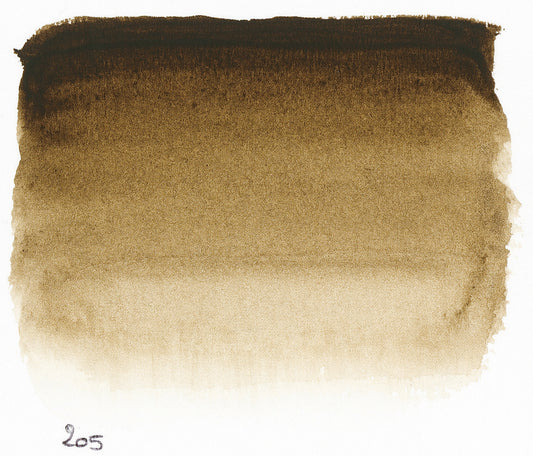 Sennelier l'Aquarelle 205 Raw Umber half pan S1