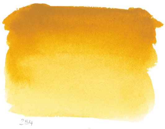 Sennelier l'Aquarelle 254 Light Yellow Ochre half pan S1