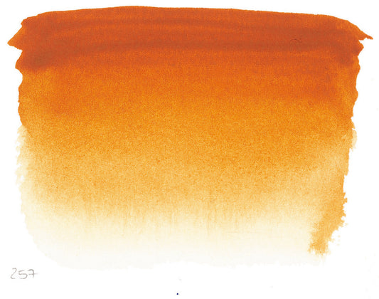 Sennelier l'Aquarelle 257 Gold Ochre half pan S1