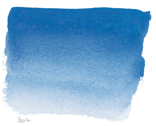 Sennelier l'Aquarelle 307 Cobalt Blue half pan S4