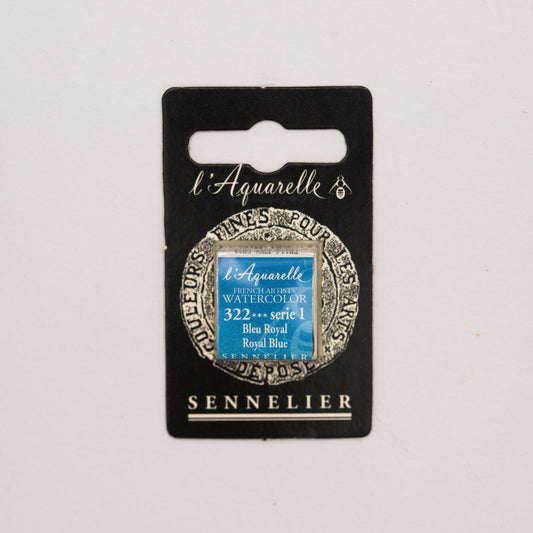 Sennelier l'Aquarelle 322 Royal Blue half pan S1