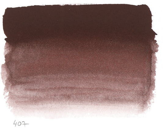 Sennelier l'Aquarelle 407 Van Dyck Brown half pan S1
