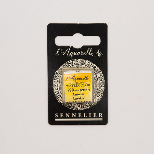Sennelier l'Aquarelle 559 Aureoline half pan S4