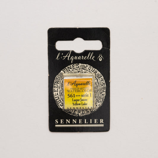 Sennelier l'Aquarelle 561 Yellow Lake half pan S1