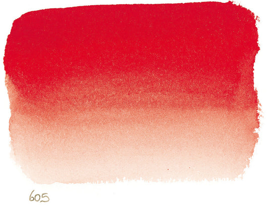 Sennelier l'Aquarelle 605 Cadmium Red Light half pan S4
