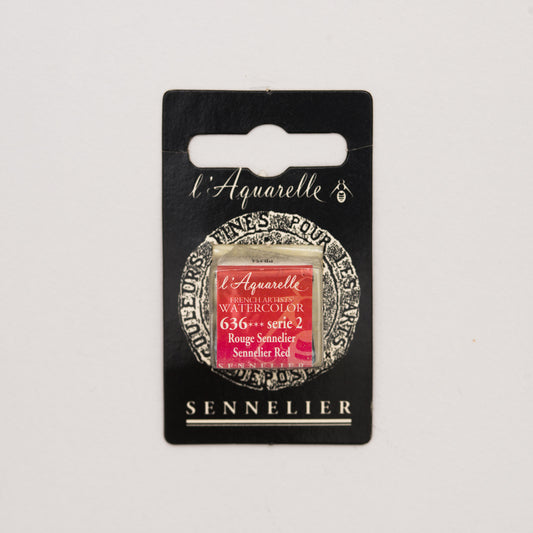 Sennelier l'Aquarelle 636 Sennelier Red half pan S2