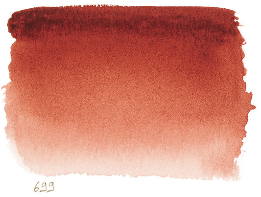 Sennelier l'Aquarelle 695 Alizarin Crimson Lake half pan S3