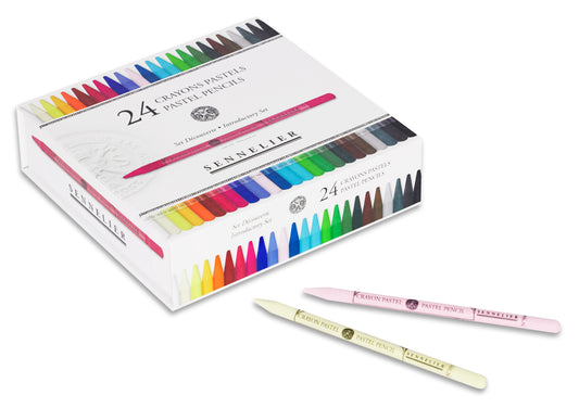 Set of 24 assorted Sennelier Pastel Pencils
