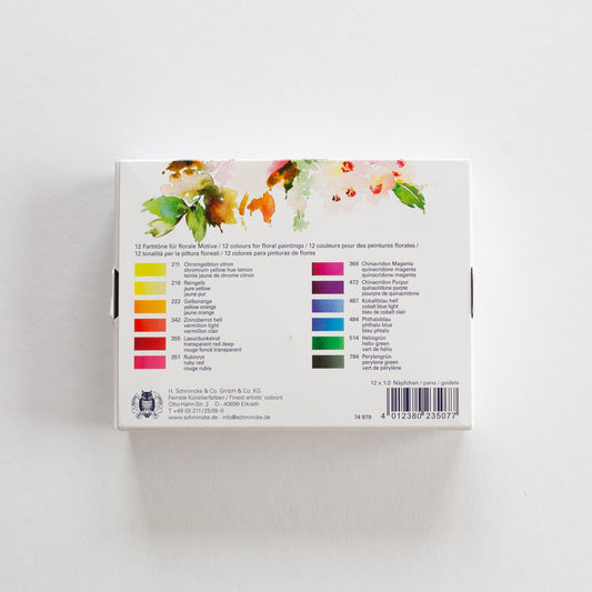 Schmincke Horadam set 12 Floral