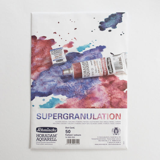 Schmincke Horadam Aquarelverf Dot Card 50 colours Super Granulation