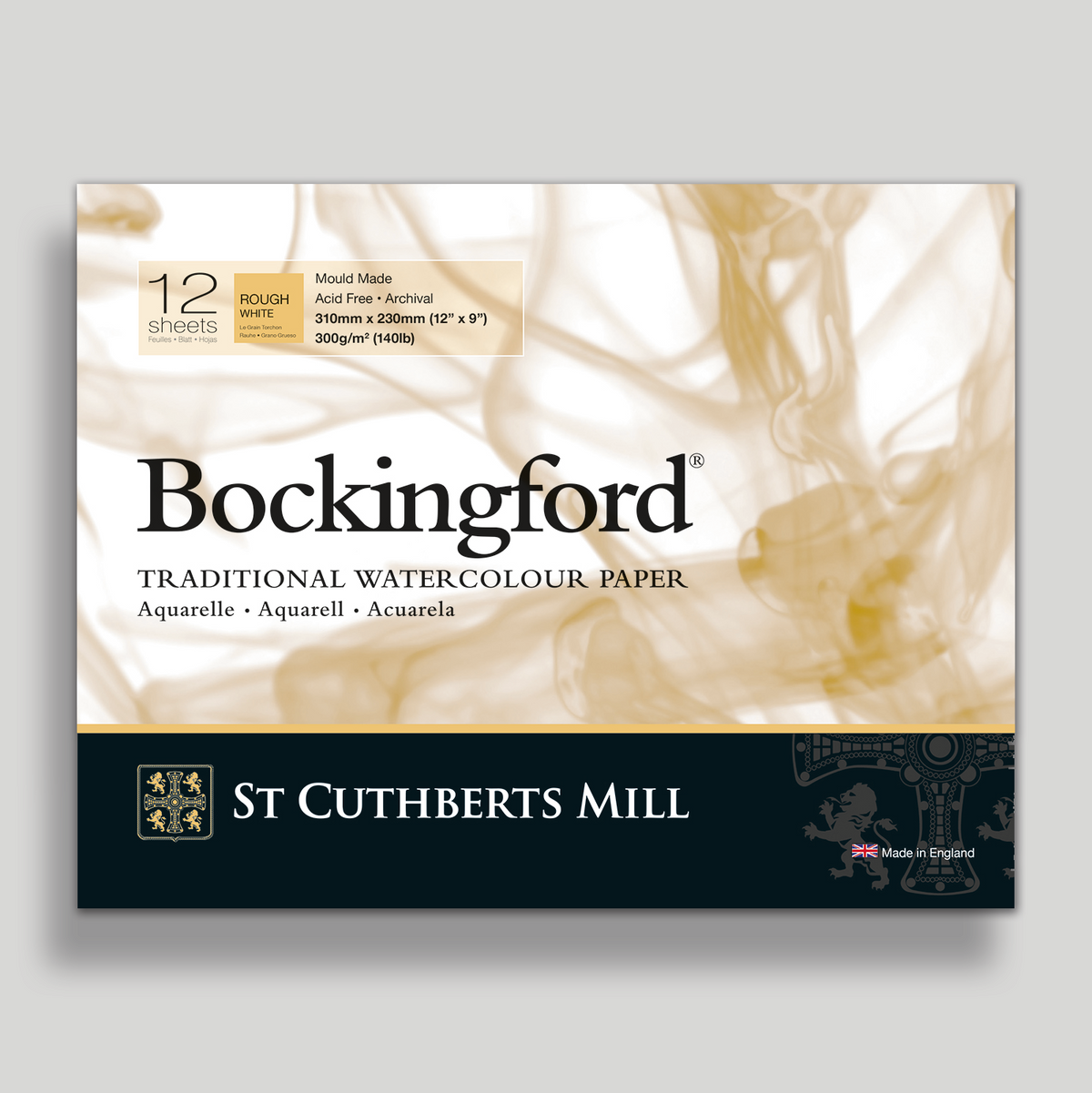 St. Cuthberts Bockingford Rough Wit 300g 31x23cm 12 vel