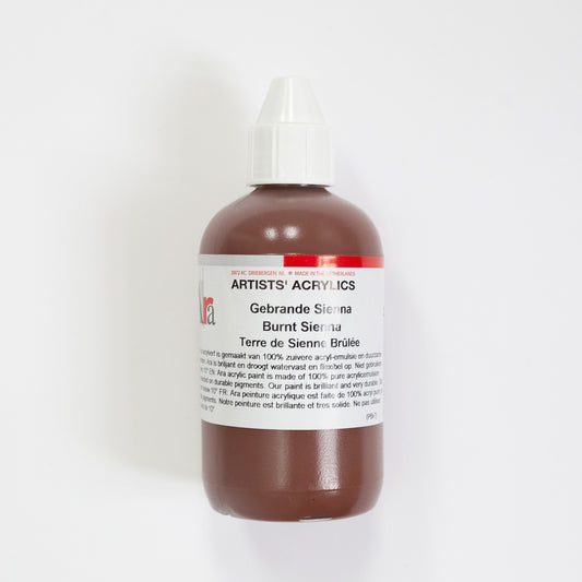 Ara Acrylic 250ml 061 Burnt Sienna A