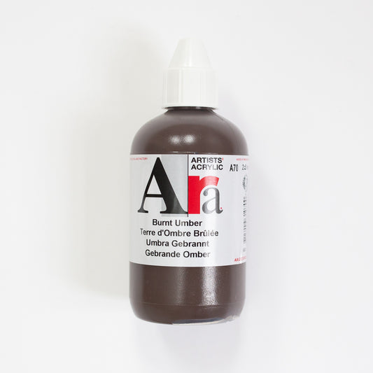 Ara Acrylic 250ml 070 Burnt Umber A