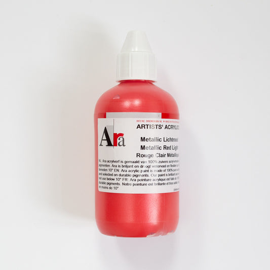 Ara Acrylic 250ml 550 Metallic Red Light C