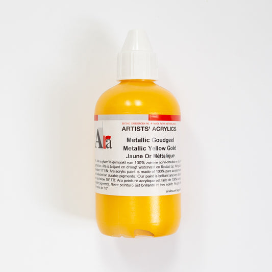 Ara Acrylic 250ml 540 Metallic Yellow Gold C