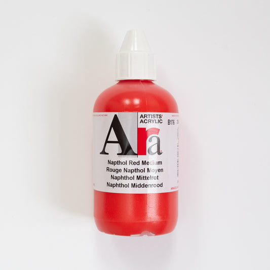 Ara Acrylic 250ml 176 Napthol Red Medium B
