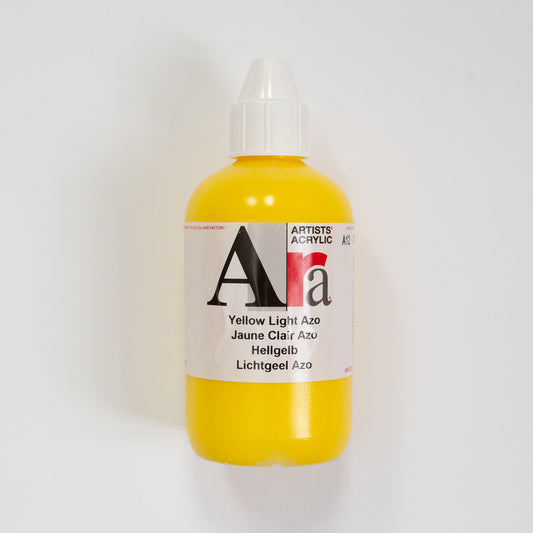 Ara Acrylic 250ml 012 Yellow Light Azo A