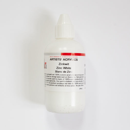 Ara Acrylic 250ml 002 Zinc White A