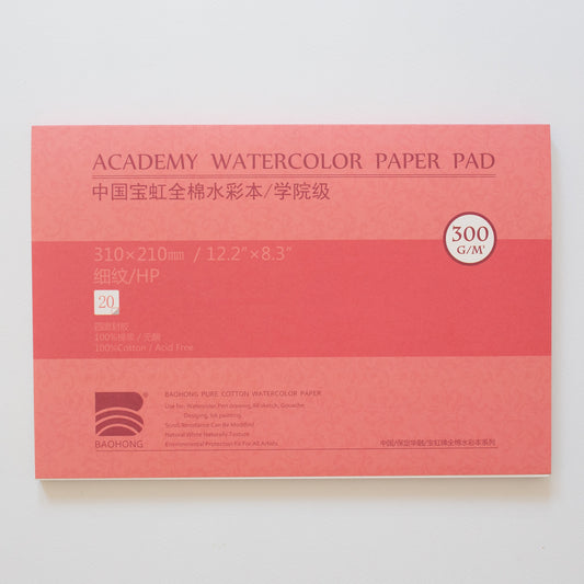 Baohong Academy 300g 31x21cm Hot pressed 20 sheets