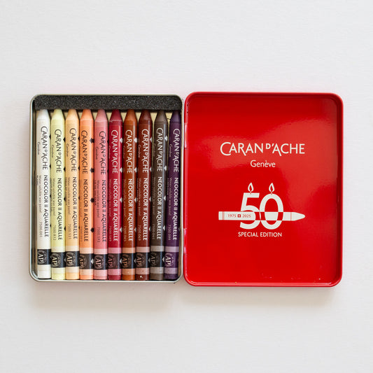 Caran d'Ache Neocolor II Set 10 50 Years Portrait