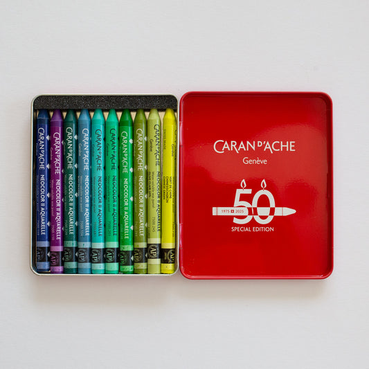 Caran d'Ache Neocolor II Set 10 50 Years Lush
