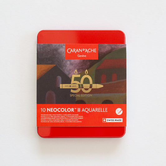 Caran d'Ache Neocolor II Set 10 50 Year Dark