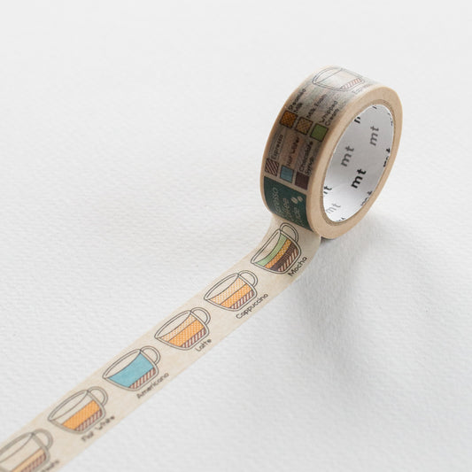 MT Masking tape upcycle Espresso coffee guide