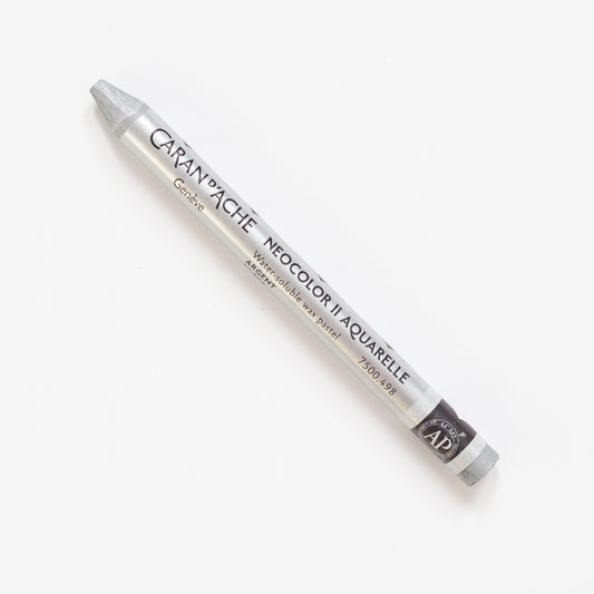 Caran d'Ache Neocolor II 498 Metallic Silver