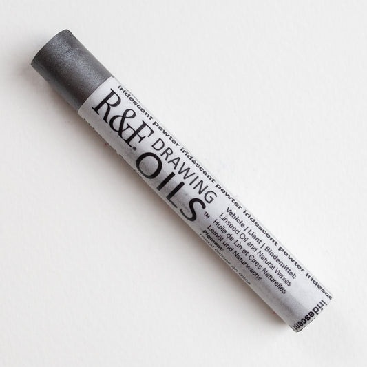 R&F Drawing Oils 12ml Iridescent Pewter