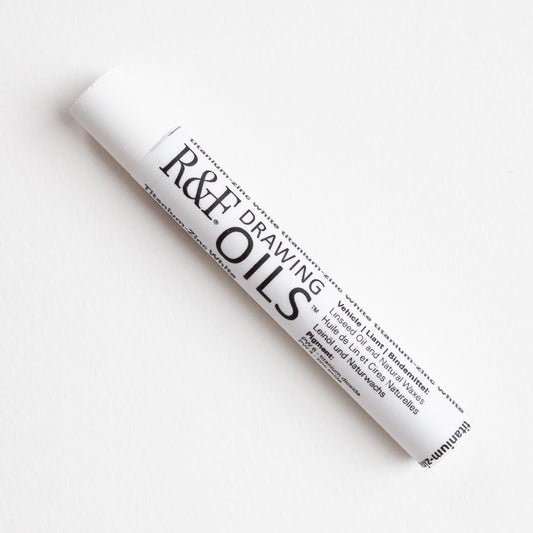 R&F Drawing Oils 12ml Titanium ZInc White