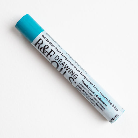 R&F Drawing Oils 12ml Turquoise Blue